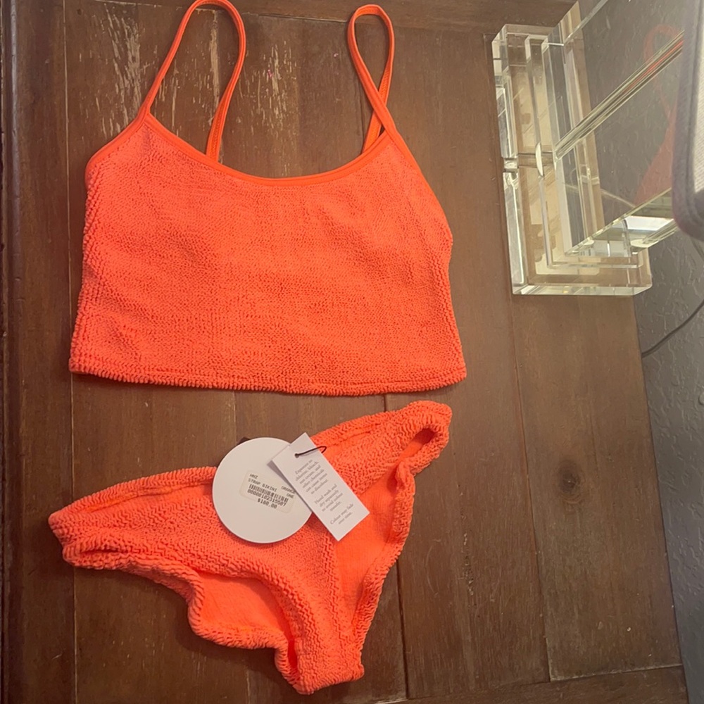 Hunza G London Orange Bikini